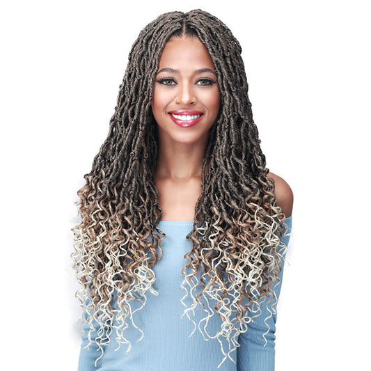 Bobbi Boss Pre-Looped Crochet Braids - MICRO LOCS FEATHER TIPS 18"