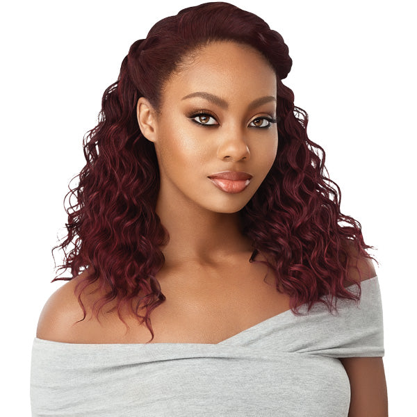 Outre Synthetic Quick Weave Half Wig - MELROSE