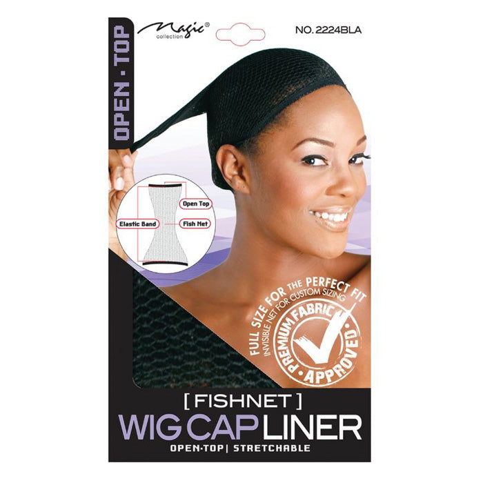 Magic Fishnet Wig Cap Liner Black