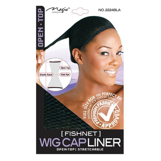 Magic Fishnet Wig Cap Liner Black