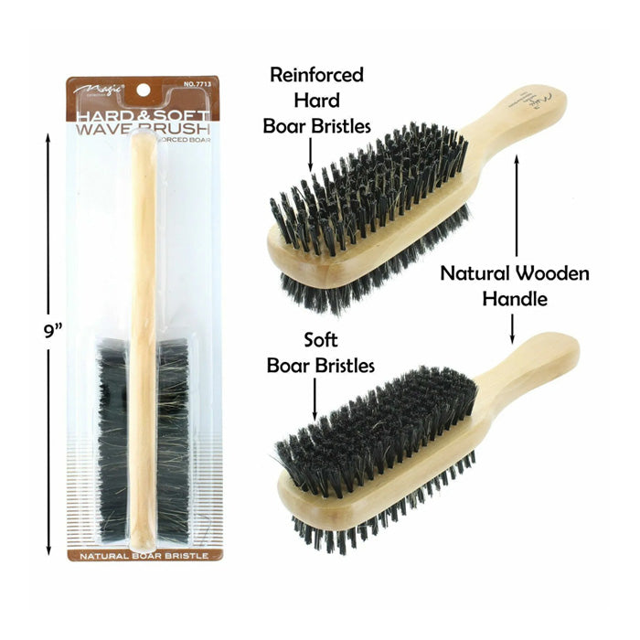 Hard/Soft Double Wave Brush