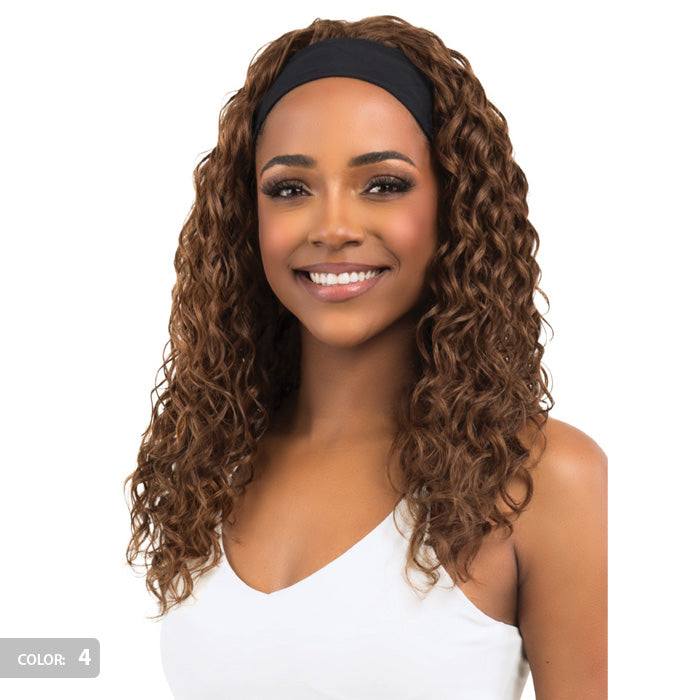 Bobbi Boss Active 100% Human Hair Headband Wig - MH1421 HB DEEP WAVE