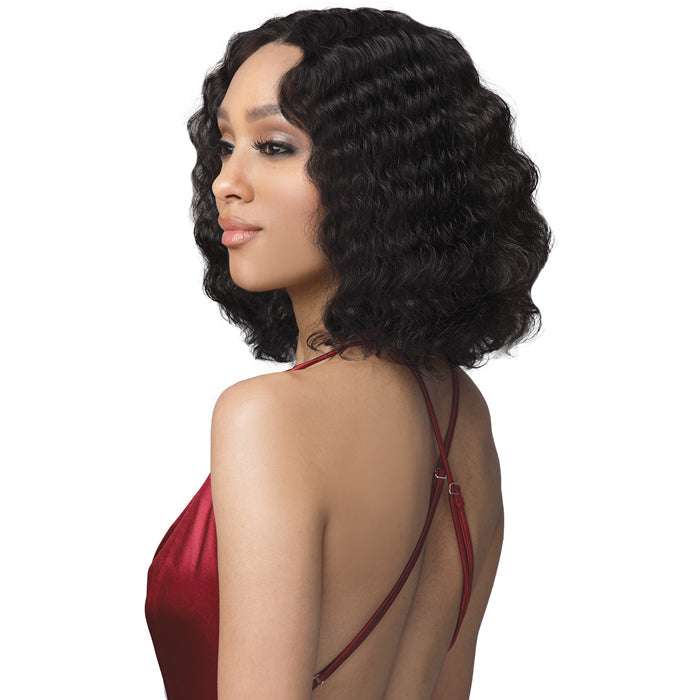 Bobbi Boss 100% Unprocessed Human Hair Bundle Hair Wig 5" HD Deep Part Lace Wig - MHLF437 EDITH