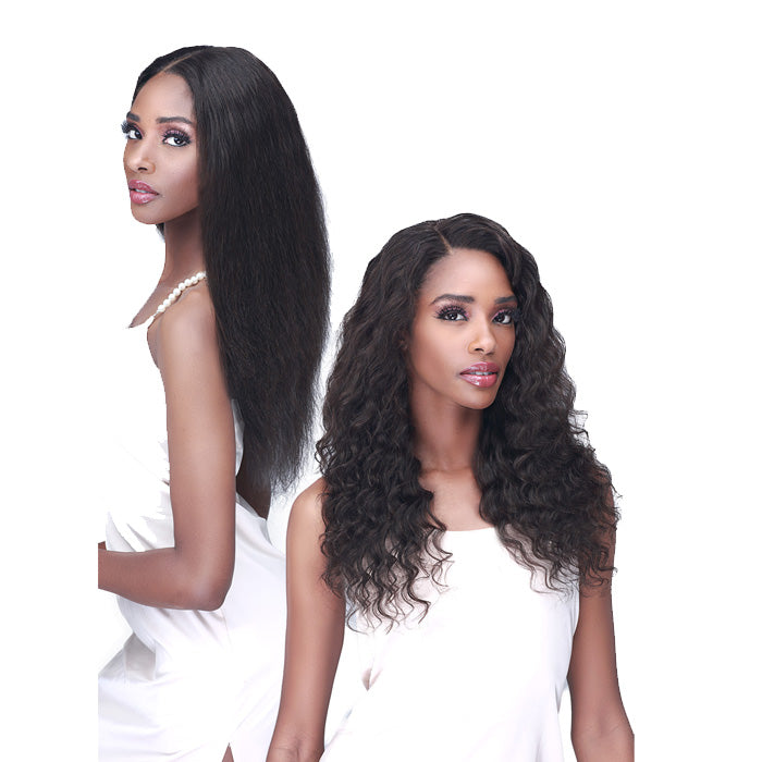 Bobbi Boss Unprocessed Human Hair Wet & Wavy 13"X4" Hand Tied Deep HD Lace Wig - MHLF519 BRAELYNN