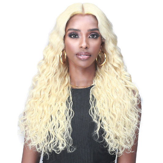 Bobbi Boss 100% Premium Remy Hair 13X4 HD Lace Wig - MHLF917 WATER WAVE 24