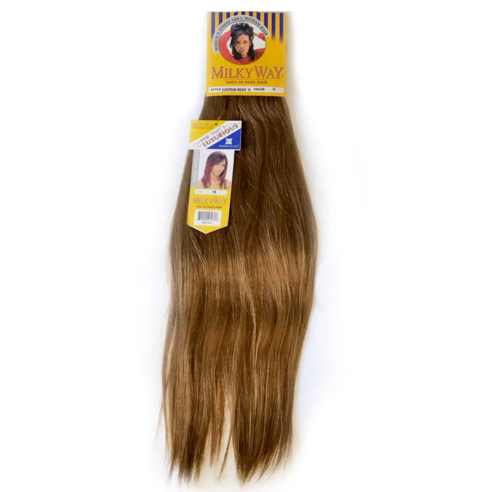Milky Way Human Hair Weave - EUROPEAN STRAIGHT 12"/14"
