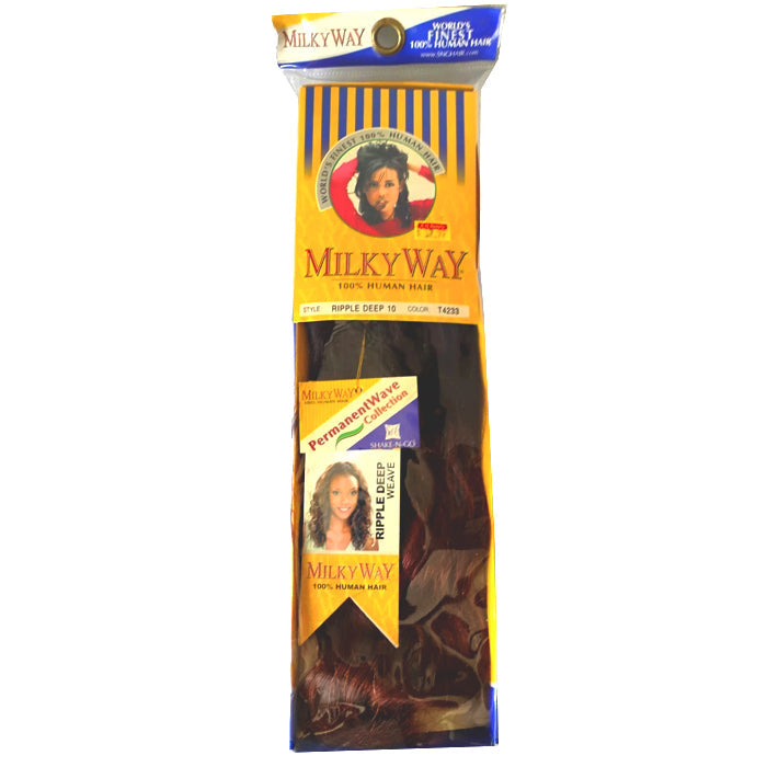 Milky Way 100% Human Hair Weave - RIPPLE DEEP 8/10/12"