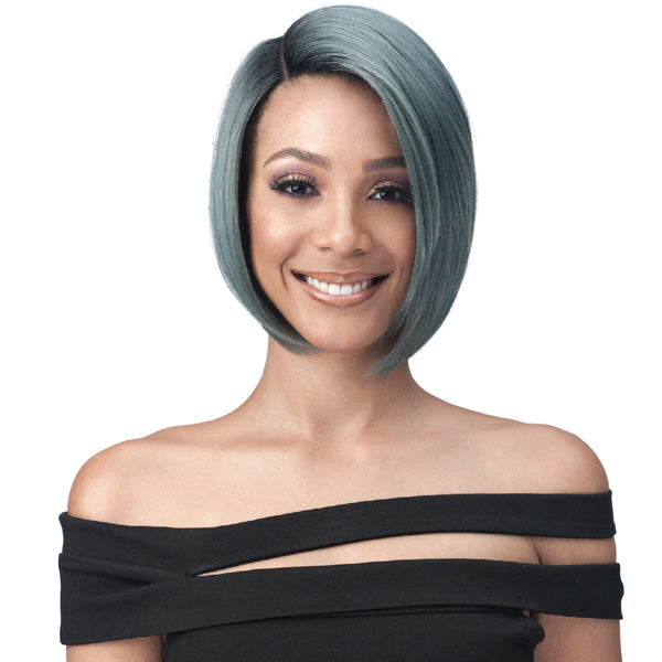 Bobbi Boss Synthetic 5" Deep Lace Part Swiss Lace Front Wig - MLF347 ASHA