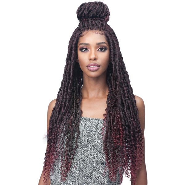 Bobbi Boss Faux Loc Curly Lace Front Wig MLF519 ZALA