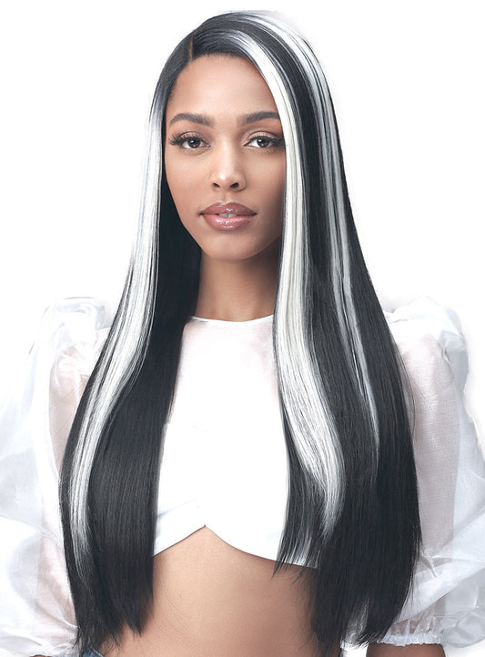 Bobbi Boss  Chunky Highlights HD Deep Part Lace Front Wig - MLF553 SAFFRON