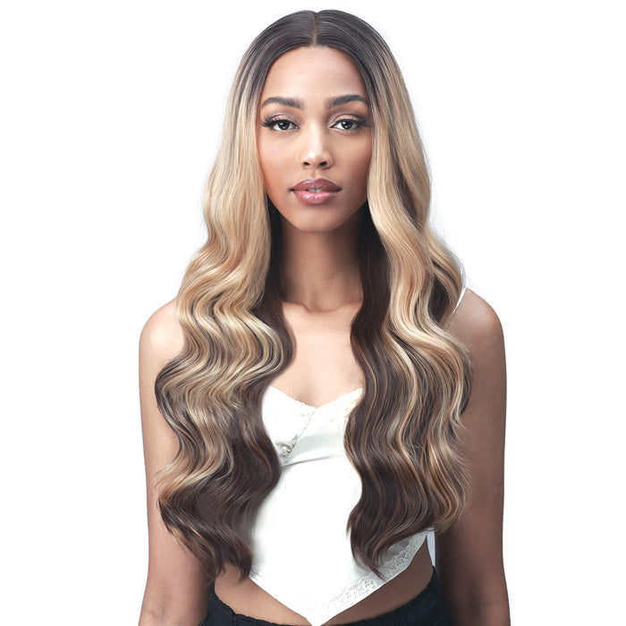 Bobbi Boss 5" Deep Lace Front Wig Chunky Highlights - MLF554 ROSEWOOD