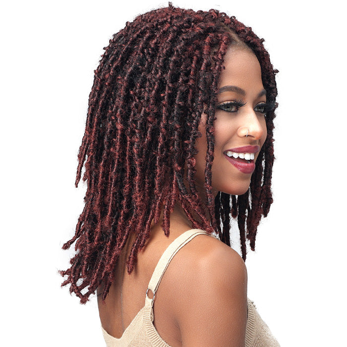 Bobbi Boss Braided 4x4 Lace Front Wig - MLF614 CALIF. BUTTERFLY LOCS 16