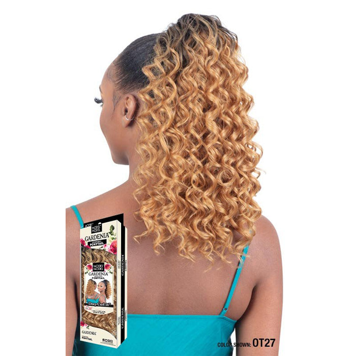 Model Model Gardenia Drawstring Ponytail - DEEP CURL 16"