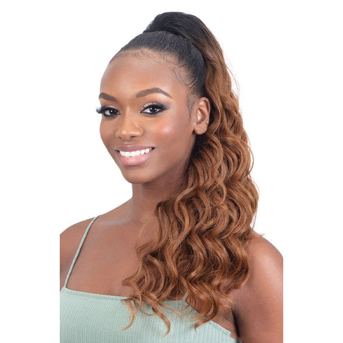 Model Model Gardenia Drawstring Ponytail - LOOSE DEEP 22"