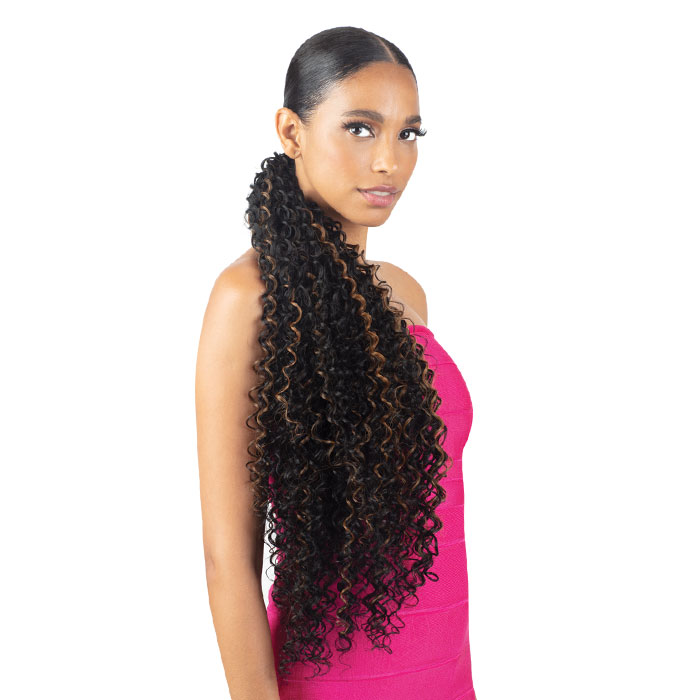 Model Model Pony Pro Ponytail - CHERISH BOHO CURL 24"