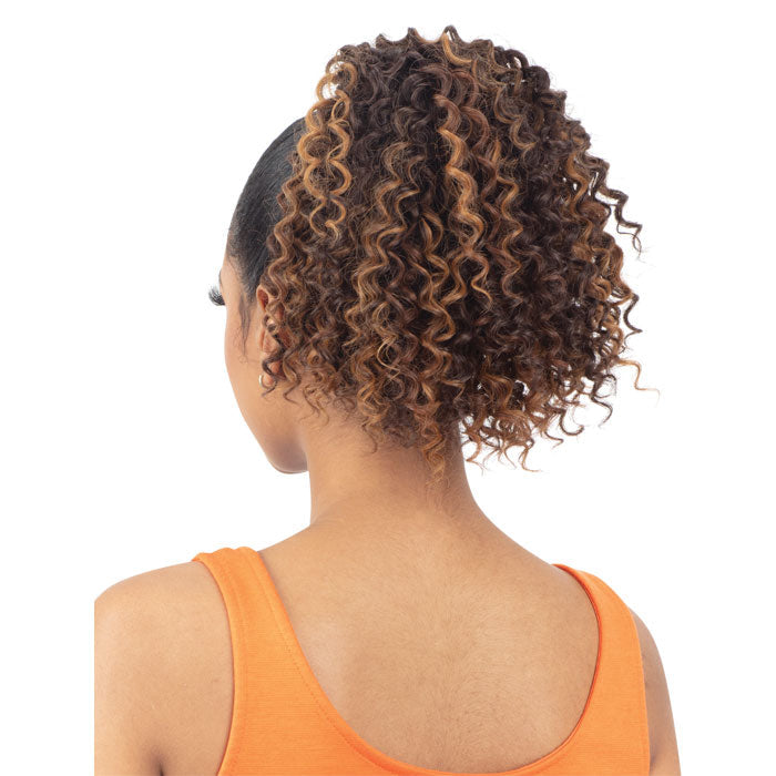 Model Model Gardenia Drawstring Ponytail - DEEP BLOSSOM