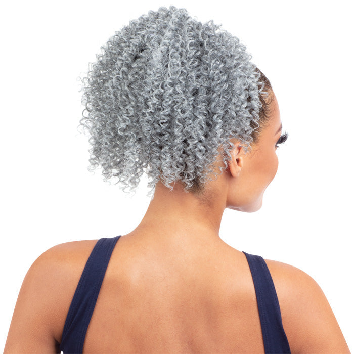 Model Model Miss Divine Human Hair Blend Drawstring Ponytail - SPRINGY