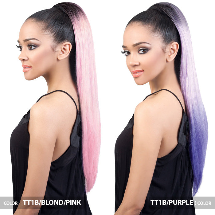 Motown Tress Pony Do Curable Drawstring Ponytail - PD-PASTEL
