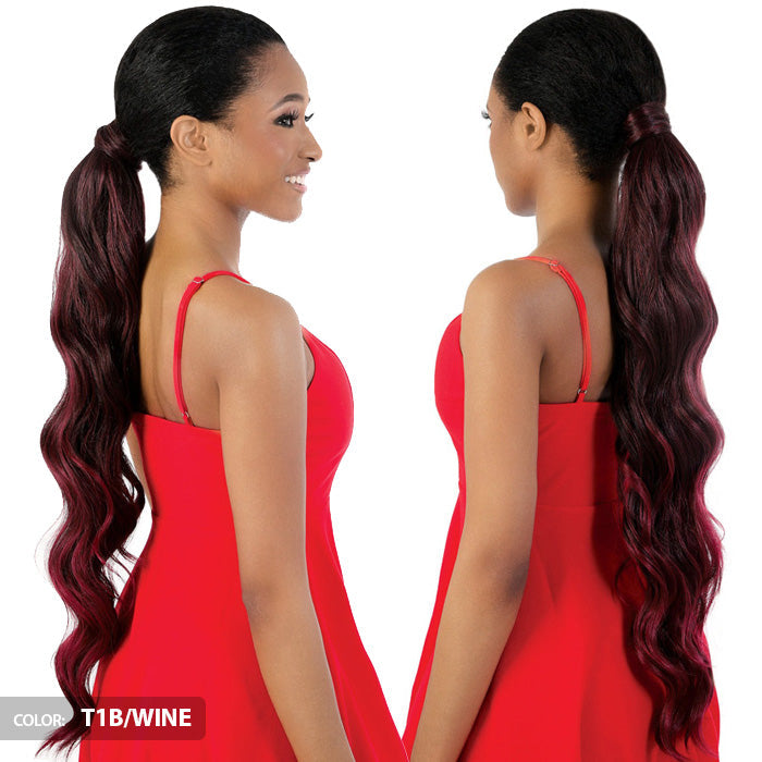 Motown Tress Pony Wrap Invisible - PD-WRAP.BD LOOSE BODY CURL 28"