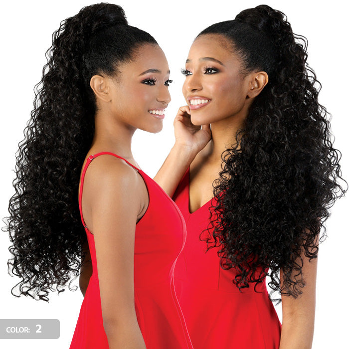Motown Tress Pony Wrap Invisible Ponytail - PD-WRAP.BH BOHEMIAN CURL 26"