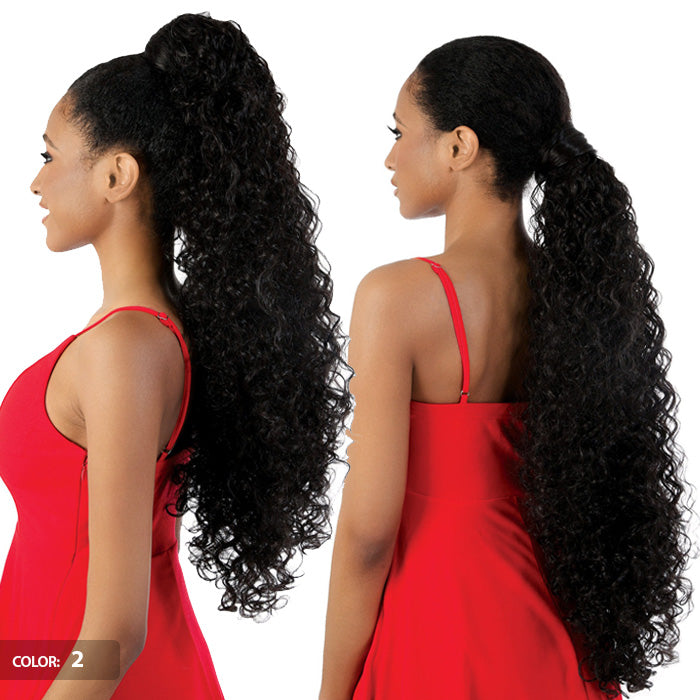 Motown Tress Pony Wrap Invisible Ponytail - PD-WRAP.BH BOHEMIAN CURL 26"