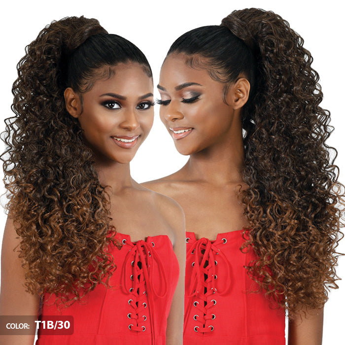 Motown Tress Pony Wrap Invisible Ponytail - PD-WRAP.BH BOHEMIAN CURL 26"