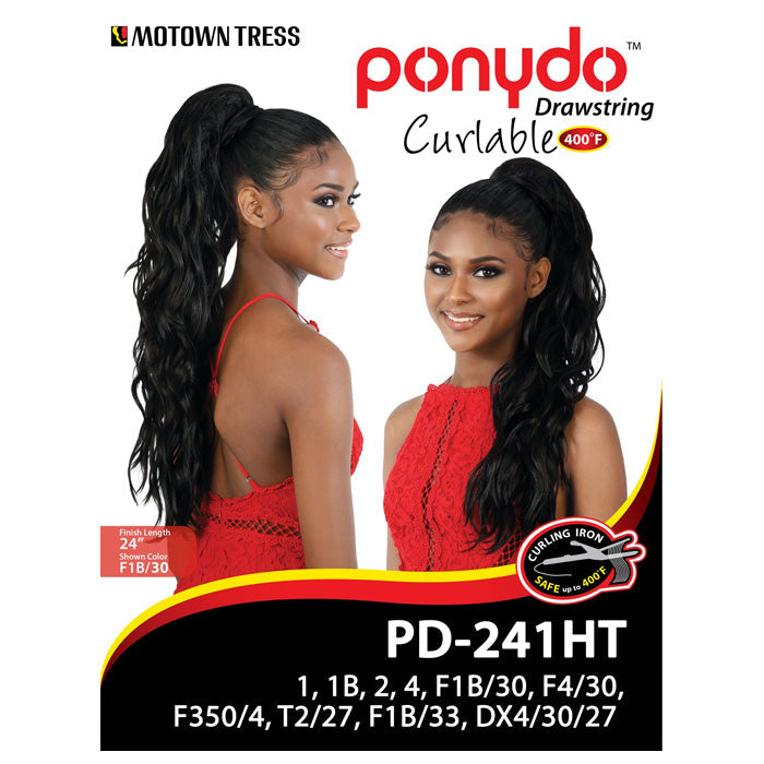 Motown Tress Ponydo Drawstring Curlable Ponytail - PD-241HT