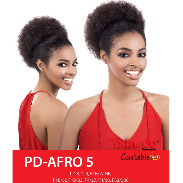 Motown Tress Ponydo Curlable Drawstring Ponytail - PD-AFRO 5