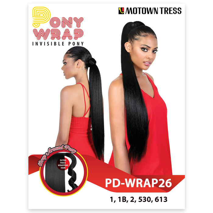 Motown Tress Pony Wrap Invisible Pony - PD WRAP 26"