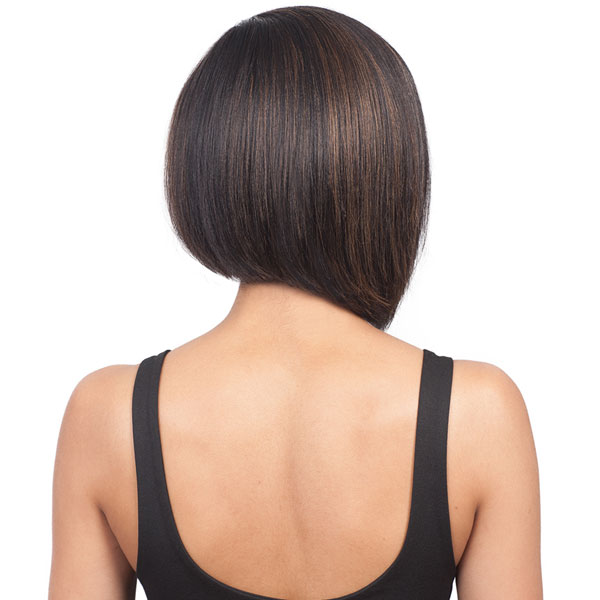 Bobbi Boss Human Hair Sleek Bob Lace Front Wig MHLF402 HH NADINE SHORT