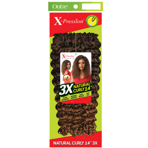 Outre Synthetic Xpression Braids 3X NATURAL CURLY 14