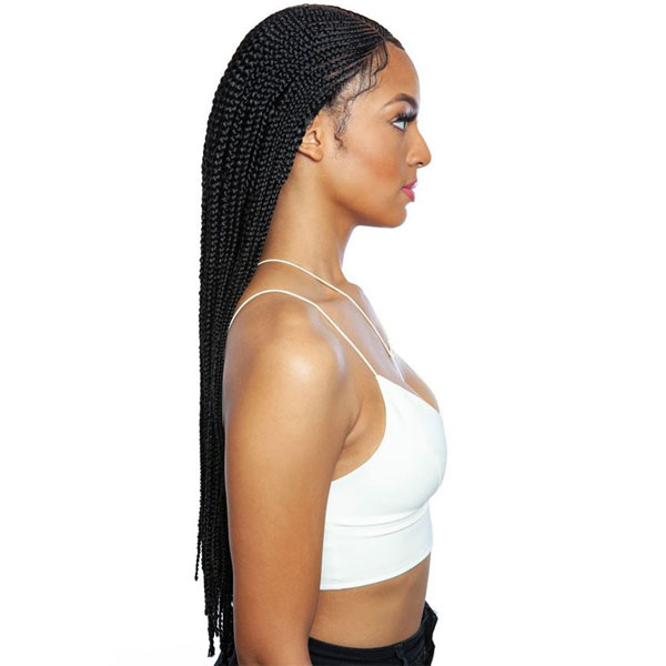 Red Carpet Premiere Invisible Braid Synthetic 13"x7" Lace Wig RCBI01 NICKI 28 Inch