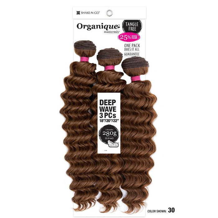 Shake-N-Go Organique Mastermix Weave - DEEP WAVE 3PCS (18/20/22 Inch)