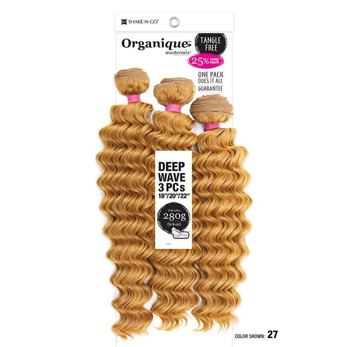 Shake-N-Go Organique Mastermix Weave - DEEP WAVE 3PCS (18/20/22 Inch)