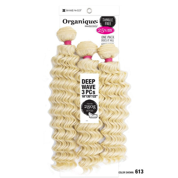 Shake-N-Go Organique Mastermix Weave - DEEP WAVE 3PCS (18/20/22 Inch)