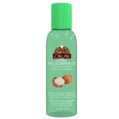 Okay Macadamia Oil for Hair & Skin 2 oz