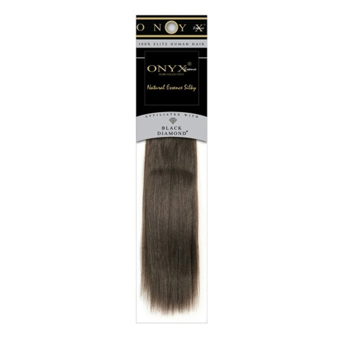 Onyx100% Human Hair Weave - NATURAL SILKY 10 - 14" (Machine-Tied)