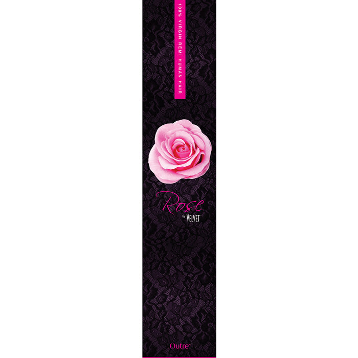 Outre Velvet 100% Virgin Remi Human Hair Yaki Weave ROSE 10S" - 24"