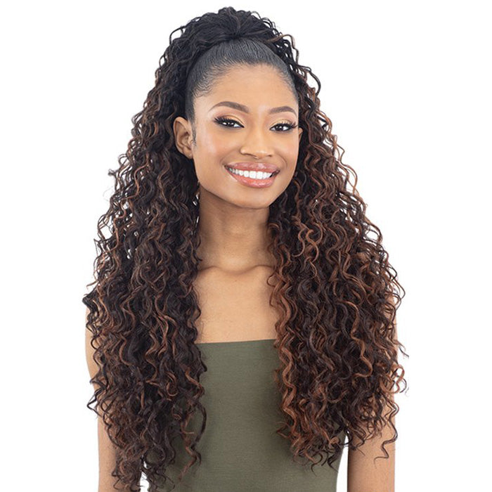 Shake-N-Go Organique Drawstring Ponytail - DOMINICA CURL 28