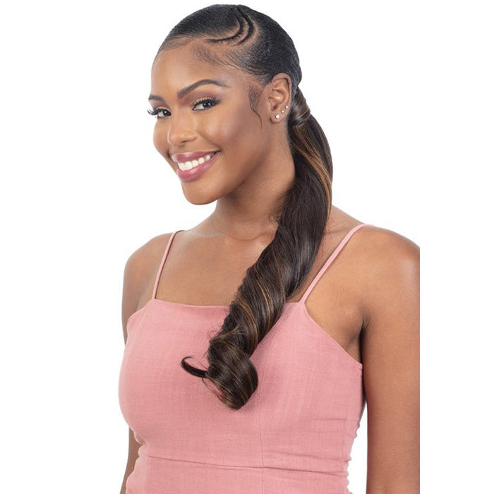 Shake N Go Organique Pony Pro Ponytail - FRENCH ROLL WAVE 24"