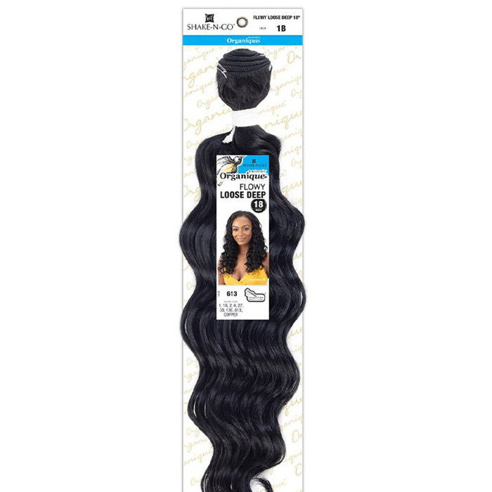 Shake N Go Organique MasterMix Weave - FLOWY LOOSE DEEP 18