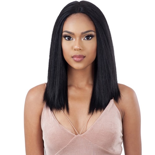 Mayde Beauty Synthetic Bloom Bundle Weave SILKY STRAIGHT 5PCS + Lace Closure