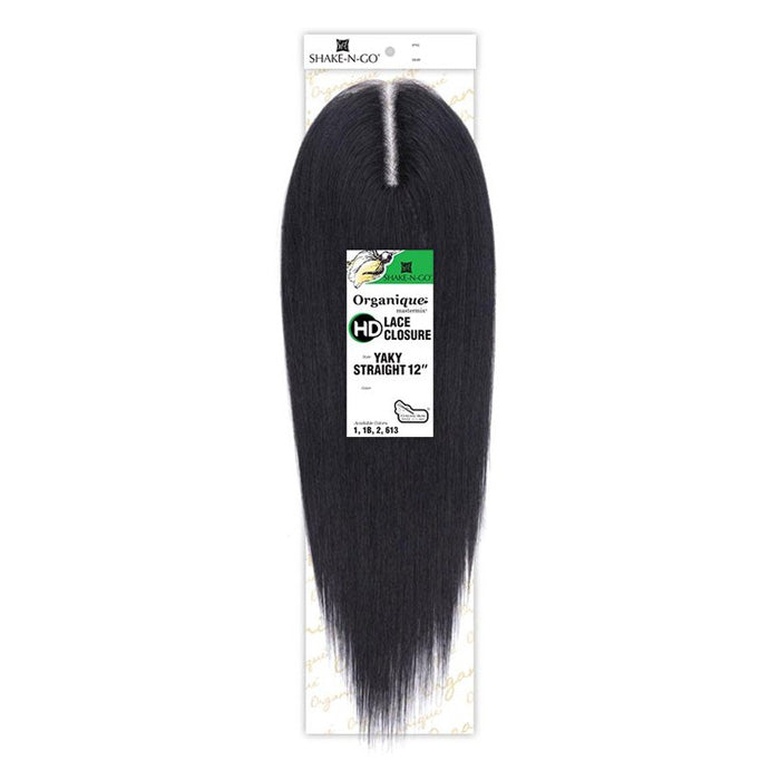 Shake-N-Go Organique HD Lace Closure - YAKY STRAIGHT 12"/16"/18"