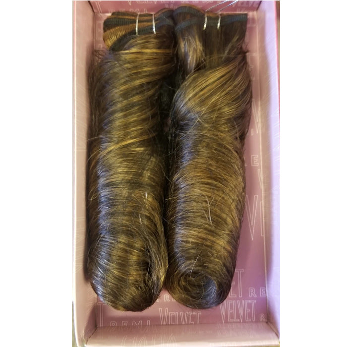 Outre Velvet Remy Human Hair Weave - GLAMOUR WAVE 12"