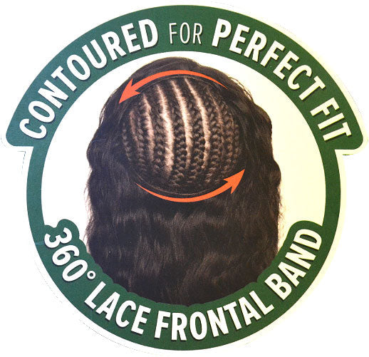 Outre Simply 100% Non Processed Human Hair 360 Silk Lace Frontal Band Hair Piece - NATURAL BODY 14"-16"