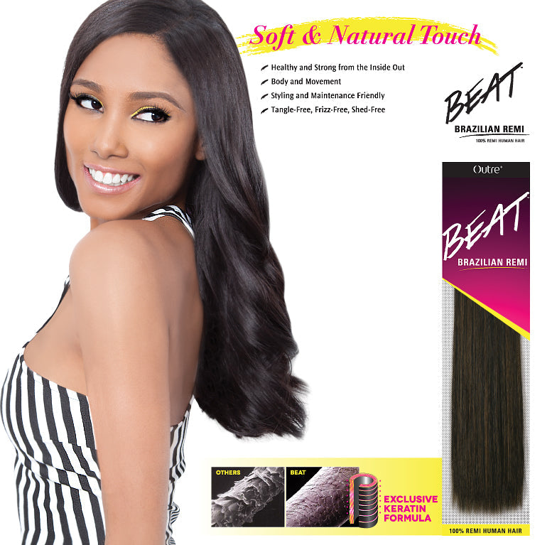 Outre Beat 100% Brazilian Remi Human Hair Weave 8"-20"