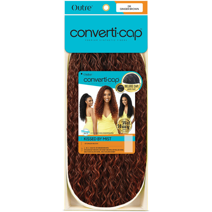Outre Converti Cap Wet and Wavy Half Wig - KISSED BY MIST