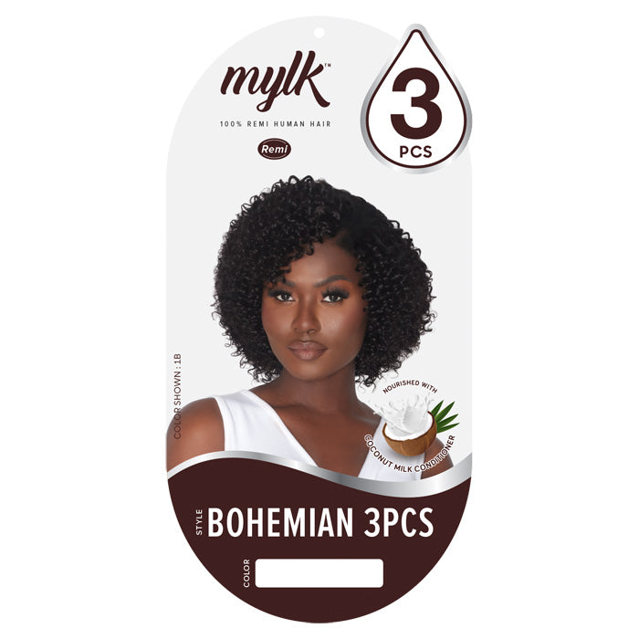 Outre Mylk 100% Remi Human Hair Weave - BOHEMIAN 3PCS