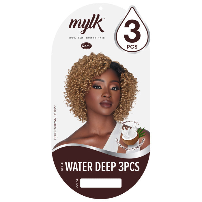 Outre Mylk 100% Remi Human Hair Weave - WATER DEEP 3PCS