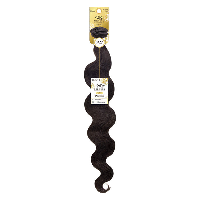 Outre MyTresses Gold Label 100% Unprocessed Human Hair Weave 8+ NATURAL BODY 10-22 Inch